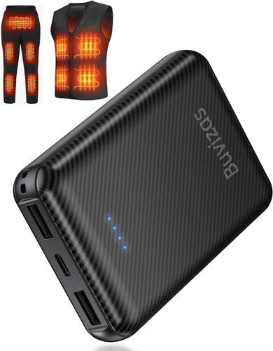 12000mah heated vest - heated, battery