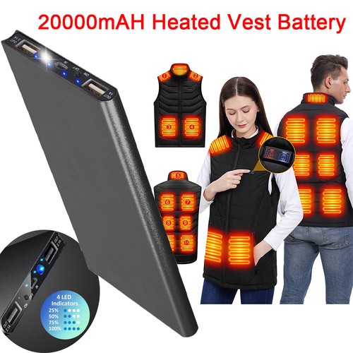 20000mah heated vest 1a - 20000mah,