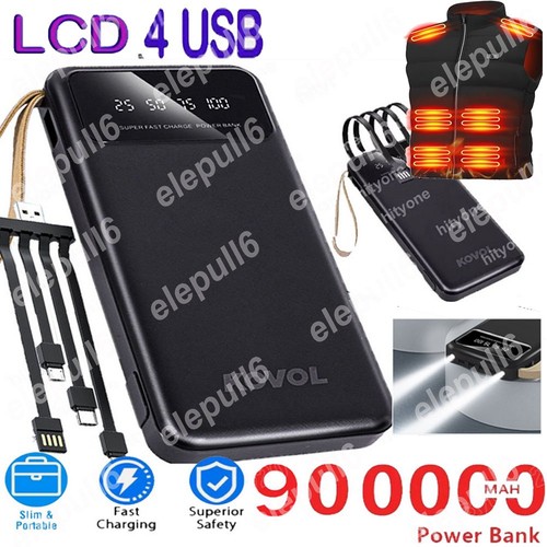 900000mah power bank - bank, for