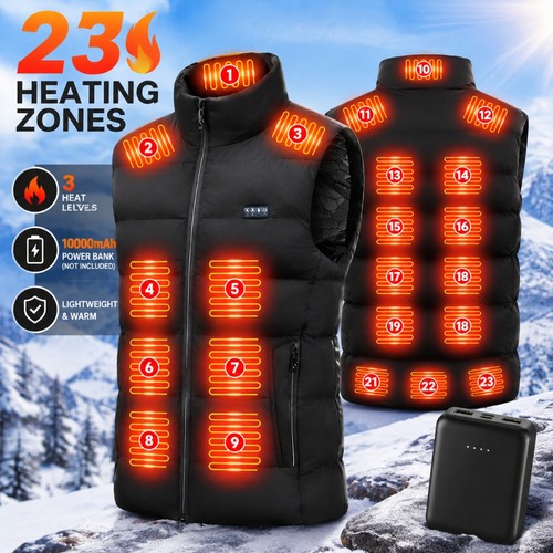 Heated vest heating zones - heated, 23