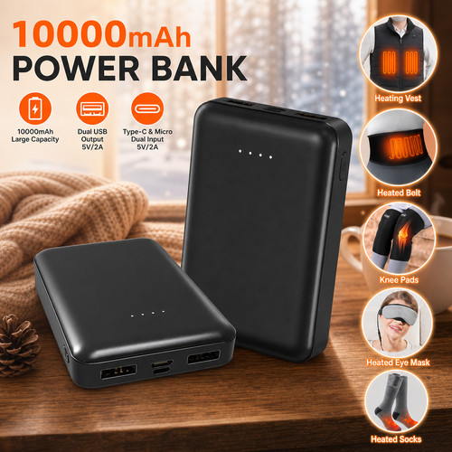 10000mah heated vest - 5v,