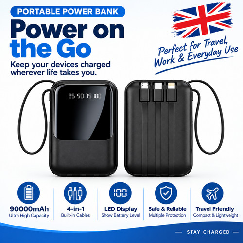 90000mah power bank usb - power,